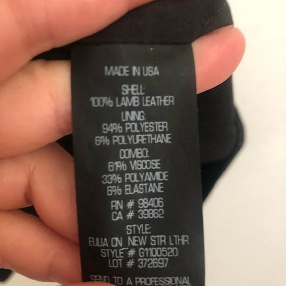 Theory Lambskin Leather Top - Picture 4 of 8